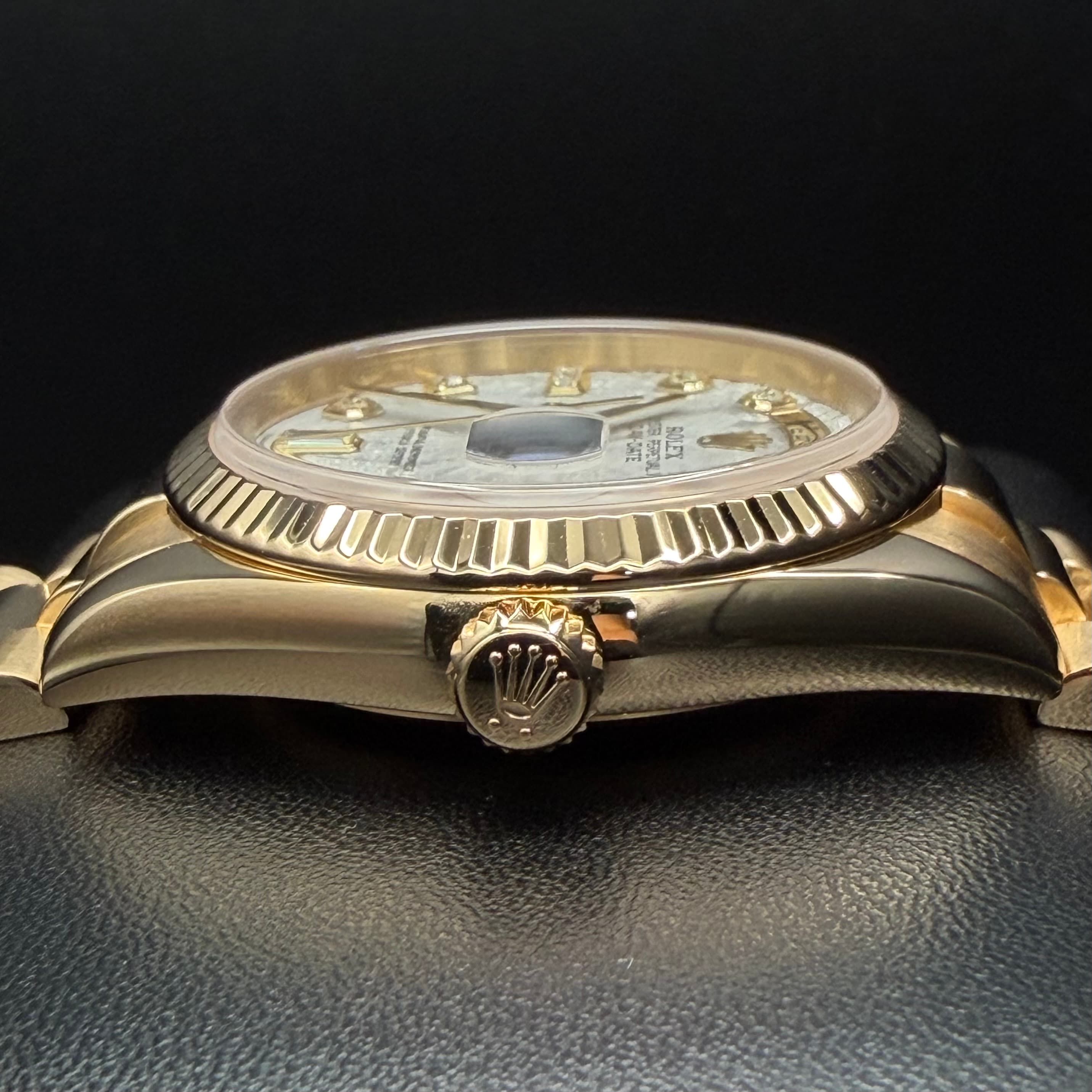 Rolex Day Date President Gold Meteorite Dial - view 10