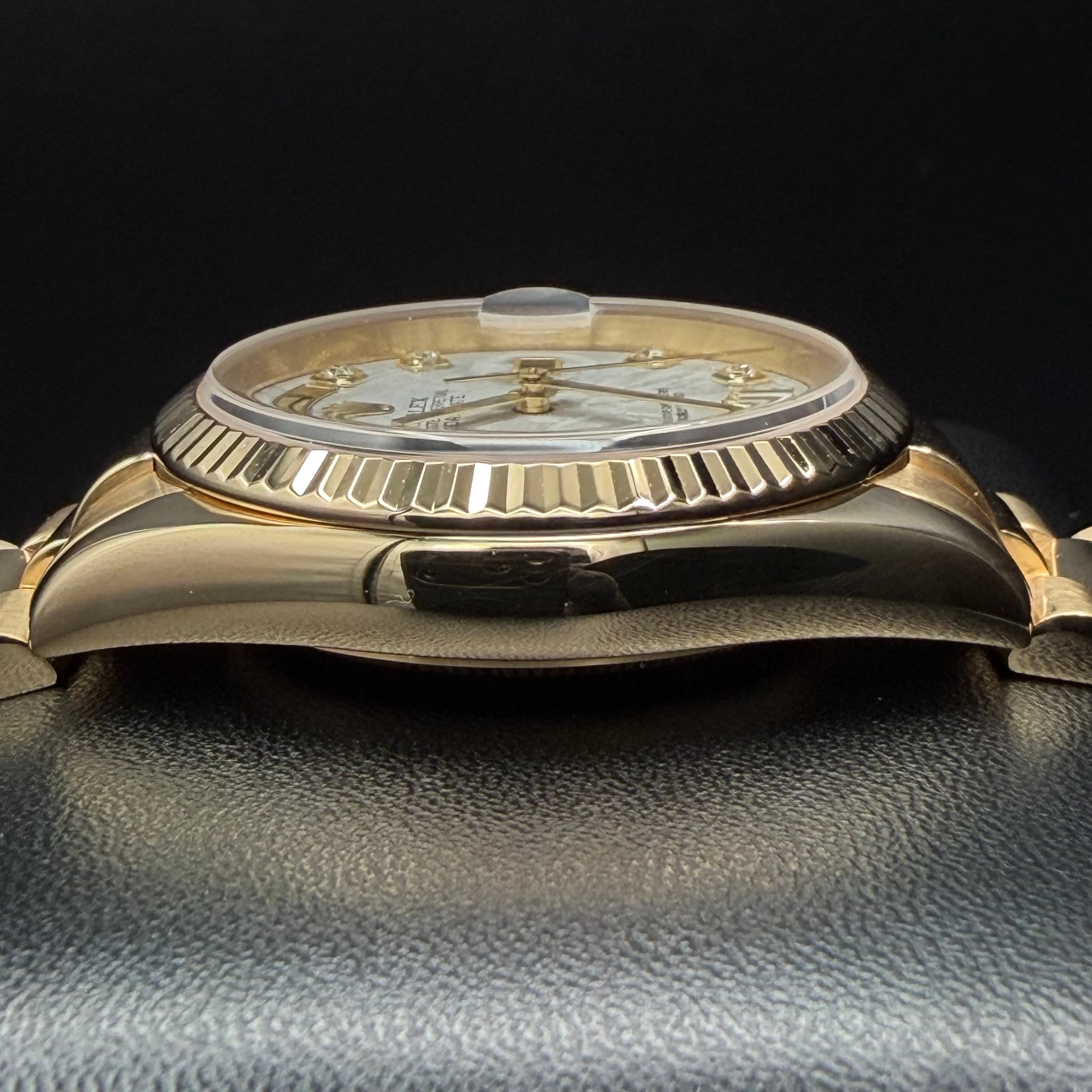Rolex Day Date President Gold Meteorite Dial - view 13